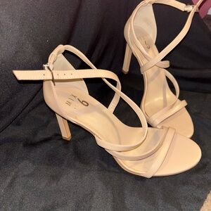 Mix No. 6 Women's Beige Strappy Heels